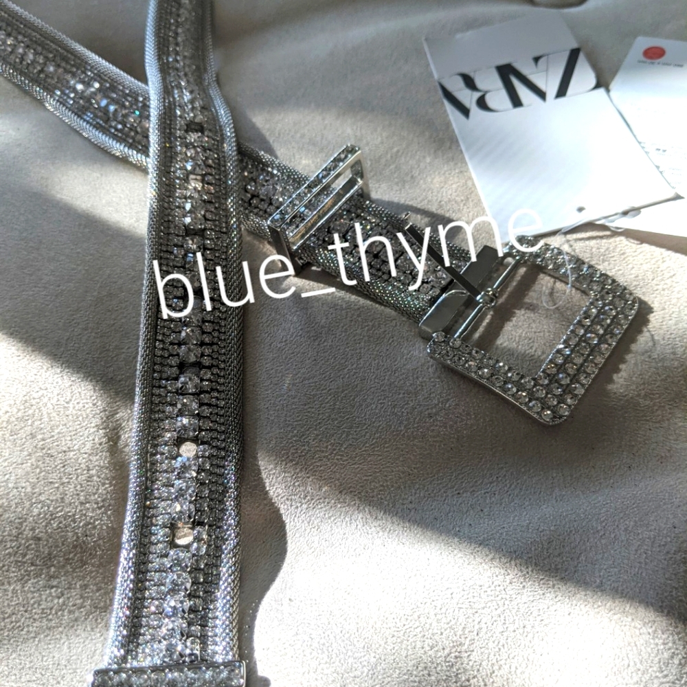 Zara JEWEL Rhinestone Belt - Picture 3 of 8